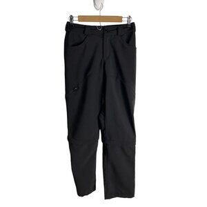 Showers Pass Small Convertible Zip Off Pants Shorts Black Cycling Unlined Womens